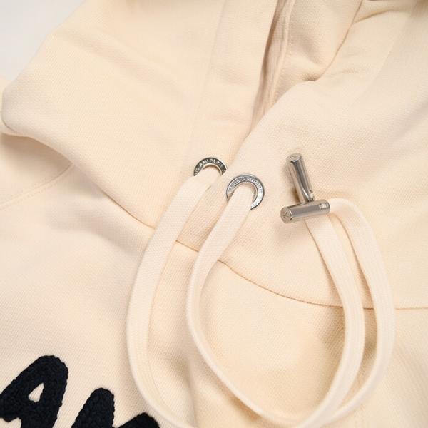 AMI PARIS AMI DE COEUR アミパリス AMI PARIS  パッチ ループバック オーガニックコットン ヘビーフリース パーカー
