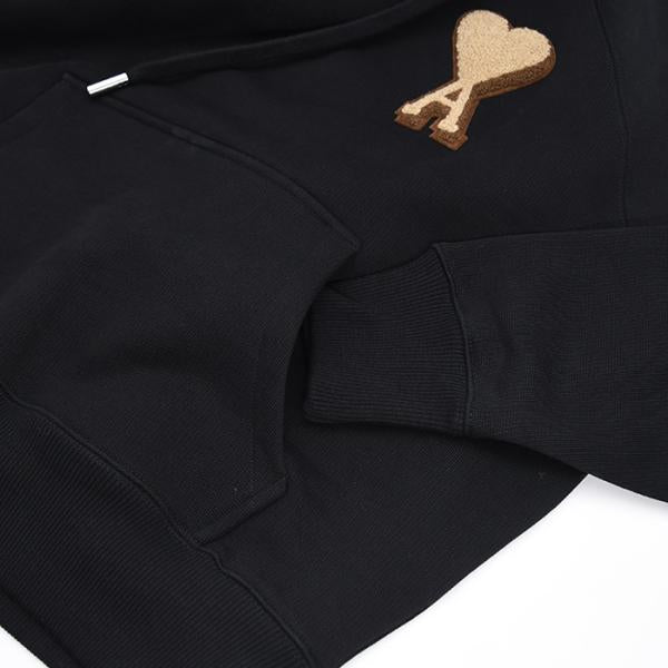 Ami De Coeur 헤비 루프백 코튼 플리스 파커 