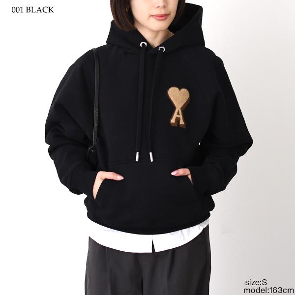 Ami De Coeur 헤비 루프백 코튼 플리스 파커 