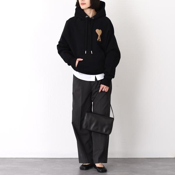 Ami De Coeur 헤비 루프백 코튼 플리스 파커 