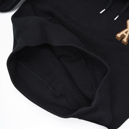 Ami De Coeur 헤비 루프백 코튼 플리스 파커 