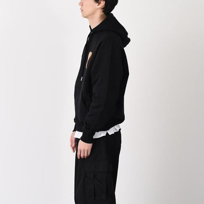 AMI PARIS AMI DE COEUR 코튼 플리스 파커 