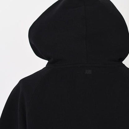 AMI PARIS AMI DE COEUR 코튼 플리스 파커 