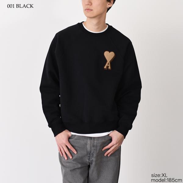 AMI PARIS AMI DE COEUR 코튼 플리스 스웨트셔츠 