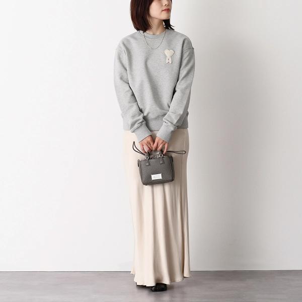 AMI PARIS Ami De Coeur ループバック ライトフリース ロングスリーブ スウェットシャツ