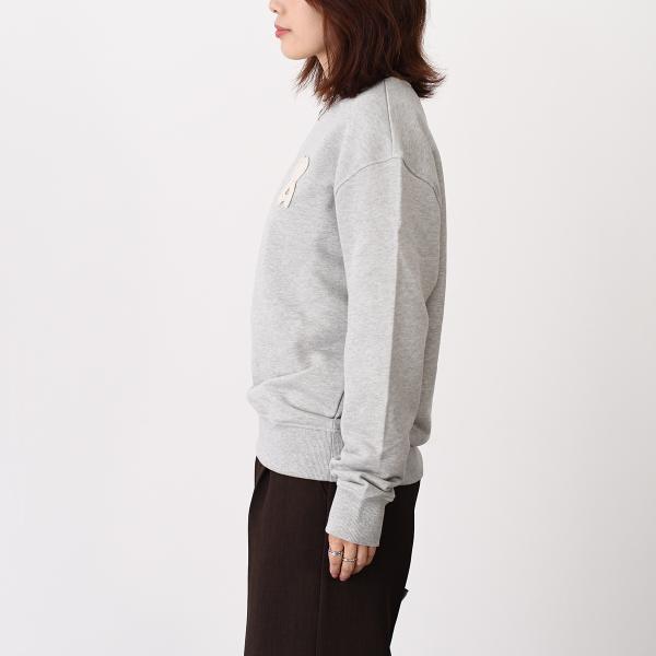 AMI PARIS Ami De Coeur ループバック ライトフリース ロングスリーブ スウェットシャツ