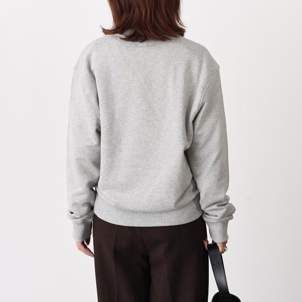 AMI PARIS Ami De Coeur ループバック ライトフリース ロングスリーブ スウェットシャツ