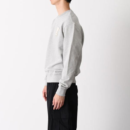 AMI PARIS Ami De Coeur ループバック ライトフリース ロングスリーブ スウェットシャツ