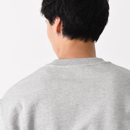 AMI PARIS Ami De Coeur ループバック ライトフリース ロングスリーブ スウェットシャツ