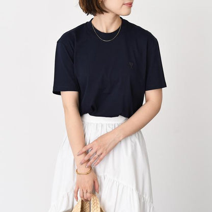 AMI PARIS オーガニックコットンジャージー Tシャツ