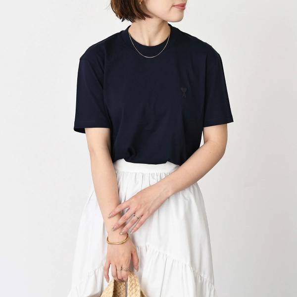 AMI PARIS オーガニックコットンジャージー Tシャツ