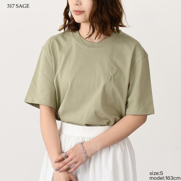 AMI PARIS オーガニックコットン ヘビージャージー Tシャツ