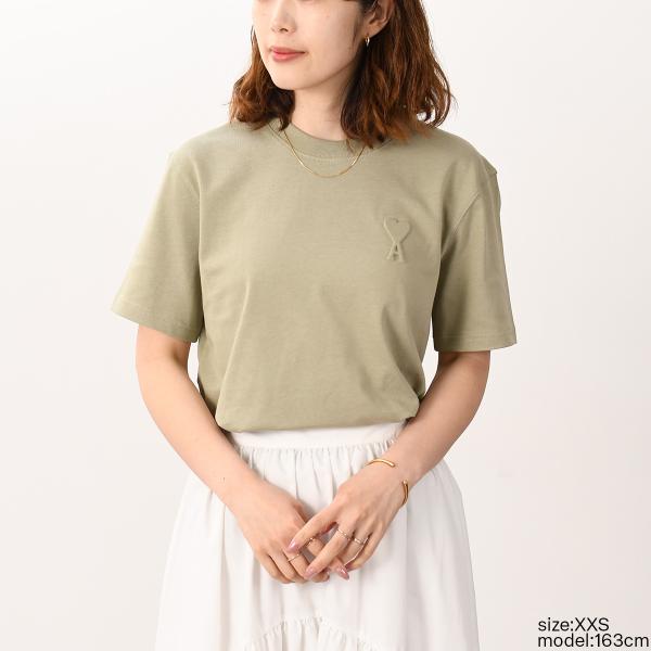 AMI PARIS オーガニックコットン ヘビージャージー Tシャツ