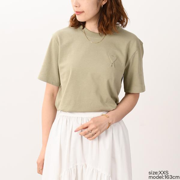 AMI PARIS オーガニックコットン ヘビージャージー Tシャツ