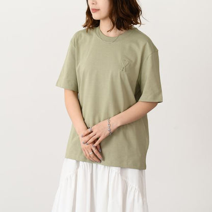 AMI PARIS オーガニックコットン ヘビージャージー Tシャツ