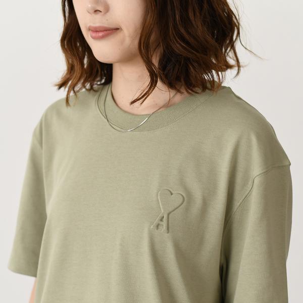AMI PARIS オーガニックコットン ヘビージャージー Tシャツ