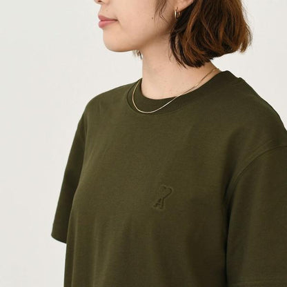 AMI PARIS Ami de Coeur Heavy Jersey T-Shirt, Classic Fit 