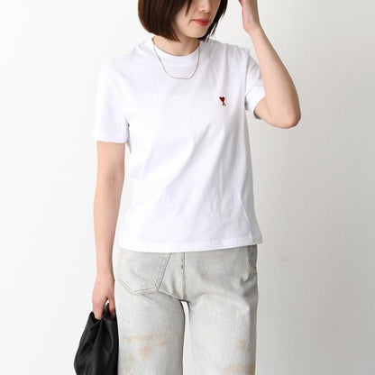 AMI PARIS Ami de Coeur コットンジャージー Tシャツ