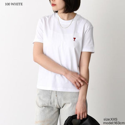 AMI PARIS Ami de Coeur コットンジャージー Tシャツ