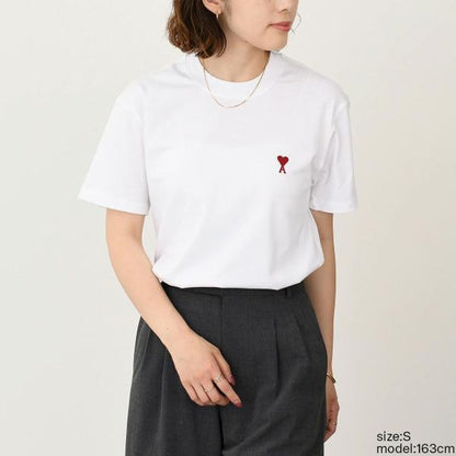 AMI PARIS Ami de Coeur コットンジャージー Tシャツ