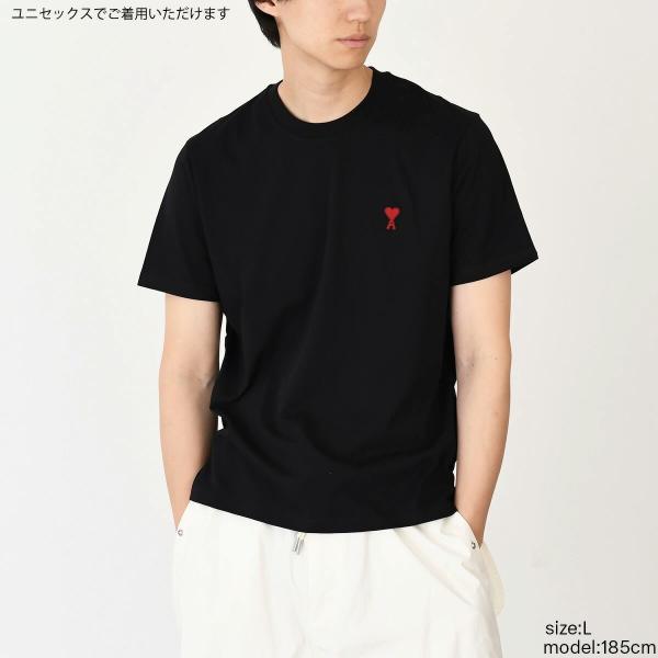 AMI PARIS Ami de Coeur コットンジャージー Tシャツ