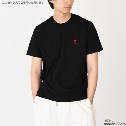 AMI PARIS Ami de Coeur コットンジャージー Tシャツ