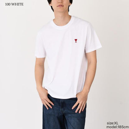 AMI PARIS Ami de Coeur コットンジャージー Tシャツ