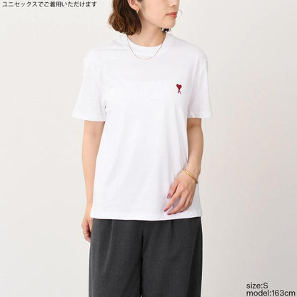 AMI PARIS Ami de Coeur コットンジャージー Tシャツ