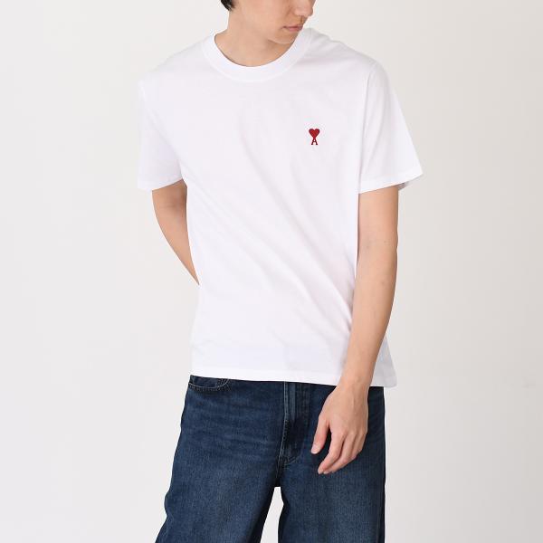 AMI PARIS Ami de Coeur コットンジャージー Tシャツ