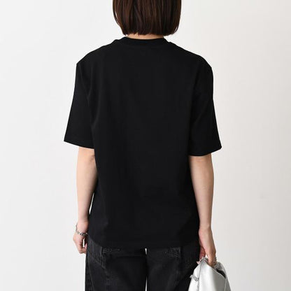 AMI PARIS AMI DE COEUR Ami de Coeur ヘビーコットンジャージー エンボス Tシャツ ボクシーフィット