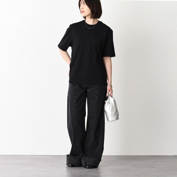 AMI PARIS AMI DE COEUR Ami de Coeur ヘビーコットンジャージー エンボス Tシャツ ボクシーフィット