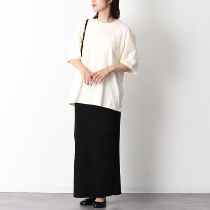AMI PARIS AMI DE COEUR Ami de Coeur ヘビーコットンジャージー エンボス Tシャツ ボクシーフィット