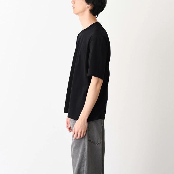 AMI PARIS AMI DE COEUR Ami de Coeur ヘビーコットンジャージー エンボス Tシャツ ボクシーフィット