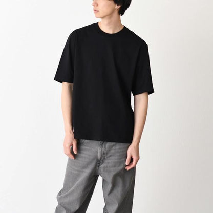 AMI PARIS AMI DE COEUR Ami de Coeur ヘビーコットンジャージー エンボス Tシャツ ボクシーフィット