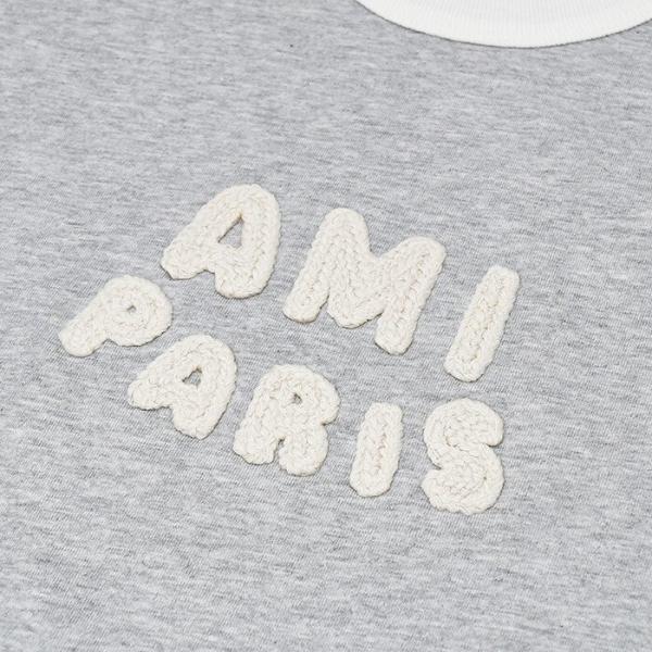AMI ALEXANDRE MATTIUSS ニットパッチ クラシックフィットTシャツ
