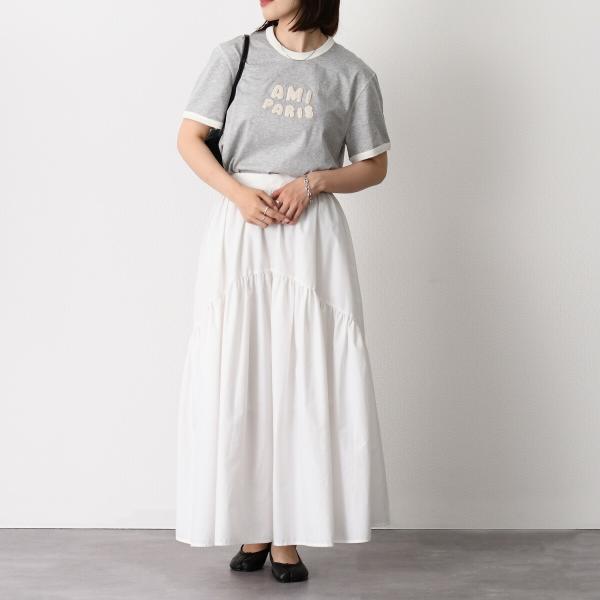 AMI ALEXANDRE MATTIUSS ニットパッチ クラシックフィットTシャツ