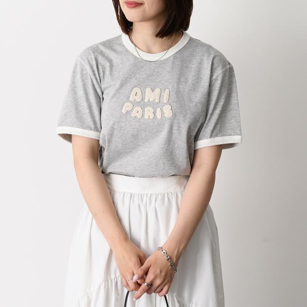 AMI ALEXANDRE MATTIUSS ニットパッチ クラシックフィットTシャツ