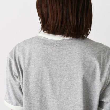 AMI ALEXANDRE MATTIUSS ニットパッチ クラシックフィットTシャツ