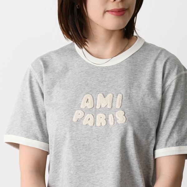 AMI ALEXANDRE MATTIUSS ニットパッチ クラシックフィットTシャツ
