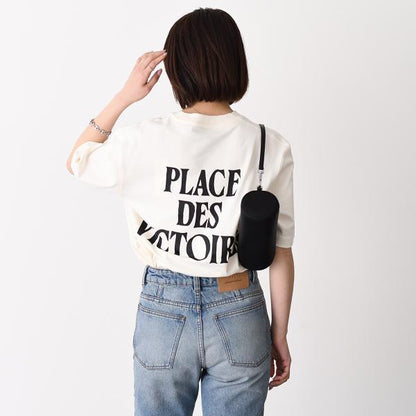 AMI PARIS AMI DE COEUR Place Des Victoires プリント ヘビーコットンジャージー Tシャツ