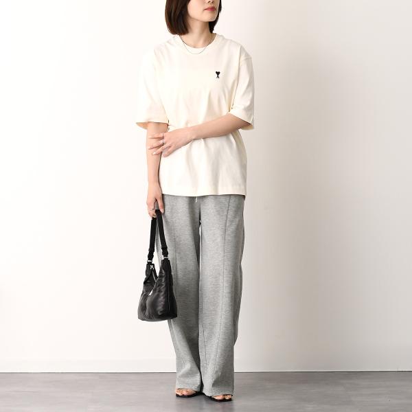 AMI PARIS AMI DE COEUR Place Des Victoires プリント ヘビーコットンジャージー Tシャツ