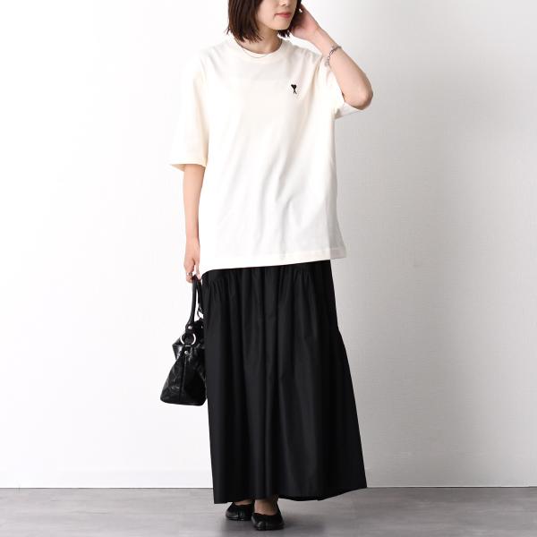 AMI PARIS AMI DE COEUR Place Des Victoires プリント ヘビーコットンジャージー Tシャツ