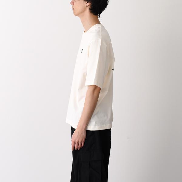 AMI PARIS AMI DE COEUR Place Des Victoires プリント ヘビーコットンジャージー Tシャツ