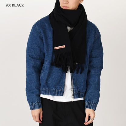 ACNE STUDIOS フリンジウールスカーフ - ナロー