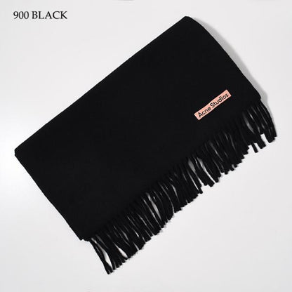 ACNE STUDIOS フリンジウールスカーフ - ナロー