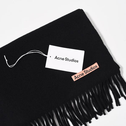 ACNE STUDIOS フリンジウールスカーフ - ナロー