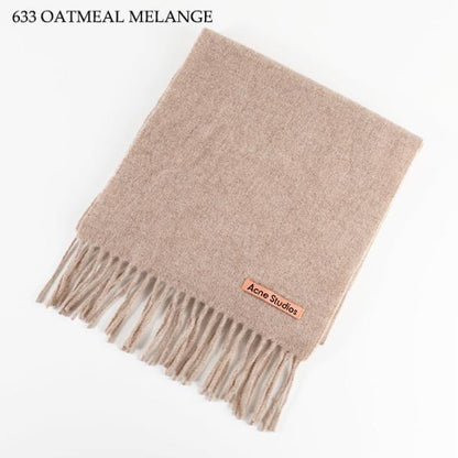 ACNE STUDIOS フリンジウールスカーフ - スキニー