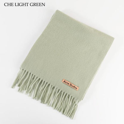 ACNE STUDIOS フリンジウールスカーフ - スキニー