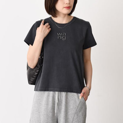Alexander Wang Logo Shrunken T-Shirt