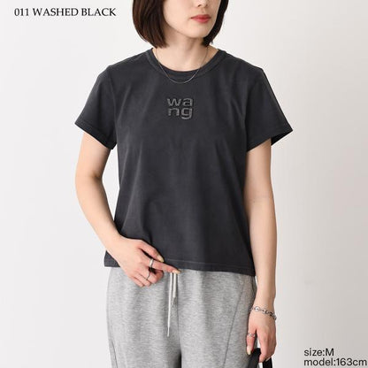 Alexander Wang Logo Shrunken T-Shirt